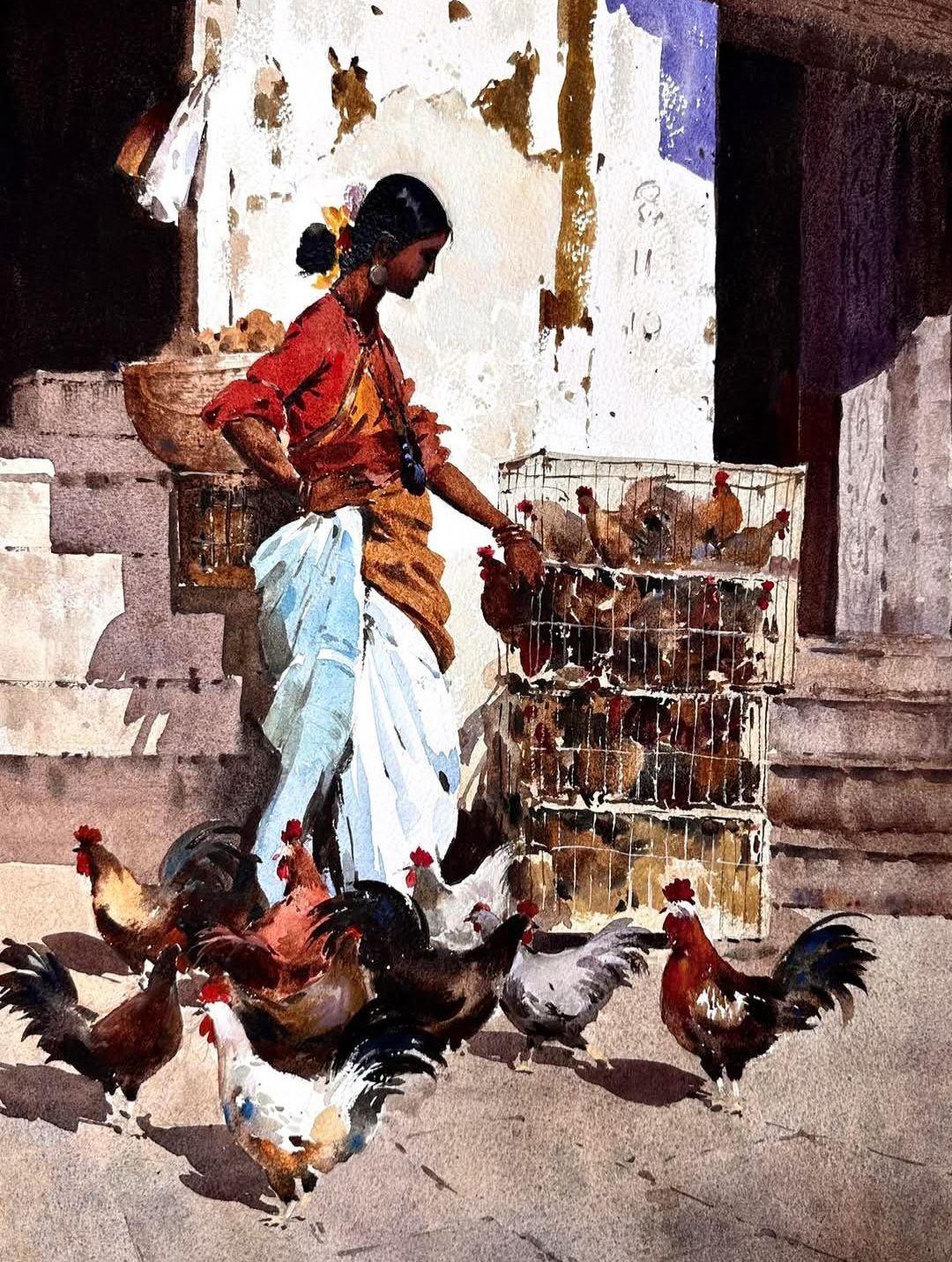 Village farmer